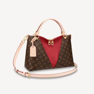 LOUIS VUITTON V Tote MM Long Wallet 2-Piece Set Value M43957+M60017